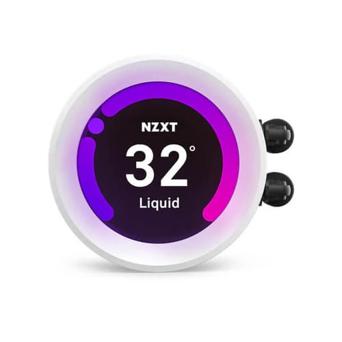 Nzxt Kraken Z73 RGB White All In One 360mm CPU Liquid Cooler with LCD Display (RL-KRZ73-RW)
